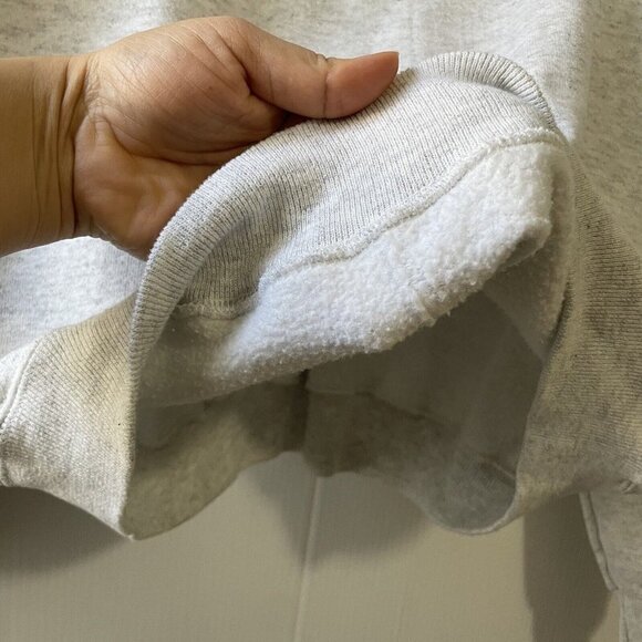 VTG Lee “Construction Workers Do It All”Heavyweight Gray Sweater Pullover XL USA - Picture 10 of 13